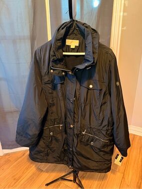 MICHAEL Michael Kors Black Hooded Field Jacket